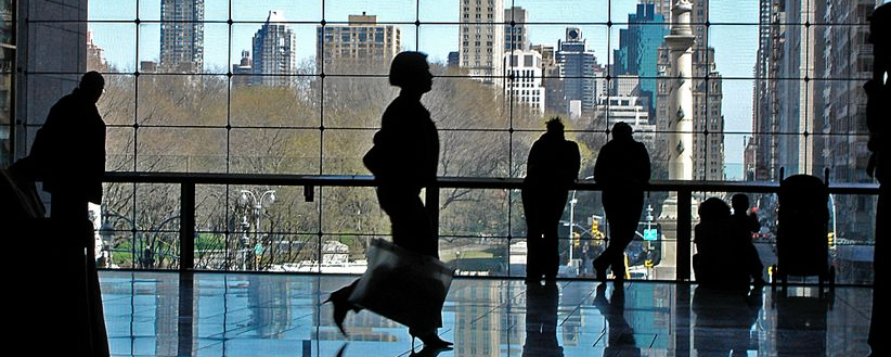 View of Columbus Circle, NYC from Borders Bookshop