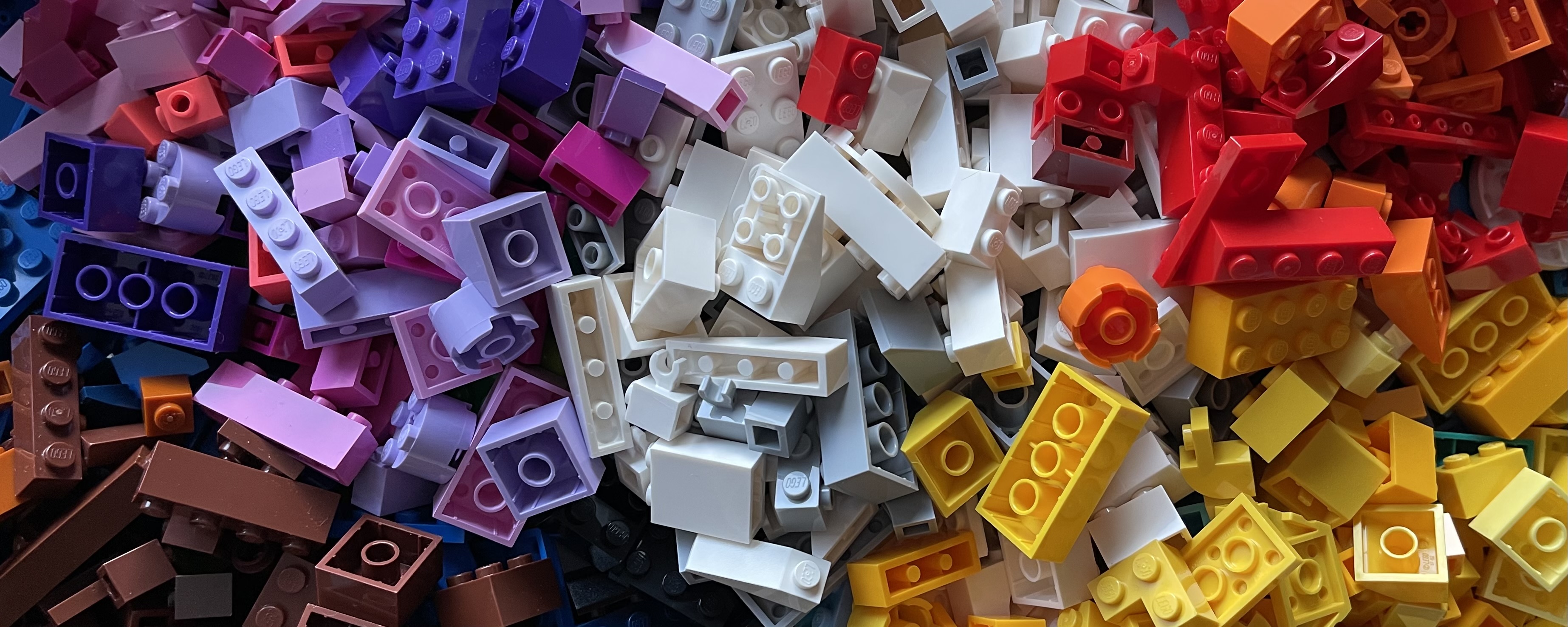 a colorful collection of lego bricks