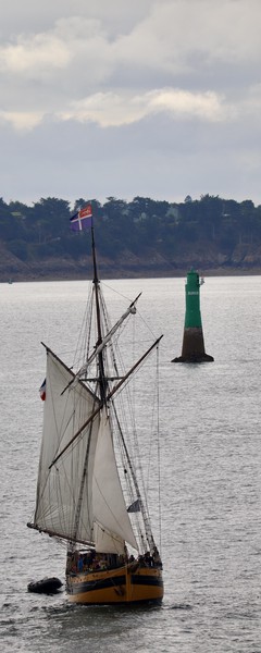 Brigantine outside of St Malo